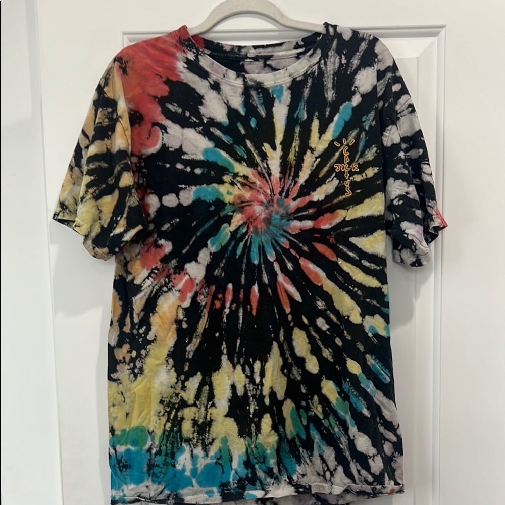 Travis Scott Highest In the Room Tie-Dye Graphic T-Shirt